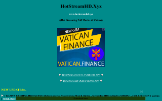 Скриншот сайта hotstreamhd.xyz